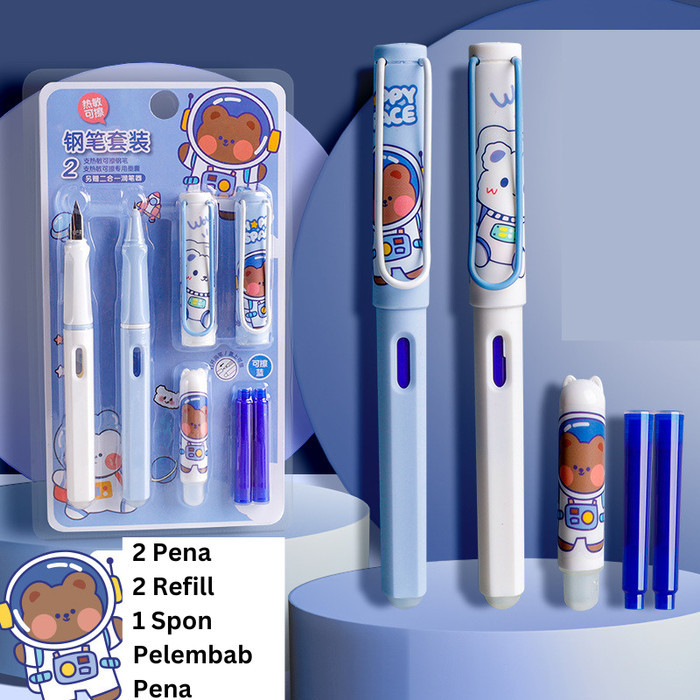 

[New]PROMO Bolpen Pulpen Bolpoint Pena Gel Bisa Di Hapus Erasable Pen ST0022 - MOTIF D