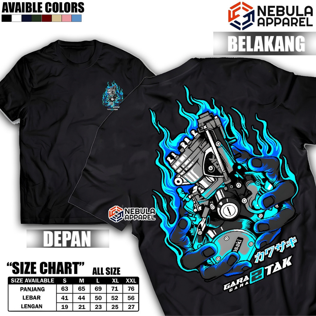 ARTAKAOS RAN - Kaos-Tshirt-Baju-Murah-2TAK-GARA-GARA-2-STROKE-TAK-MEKANIK-AMATIR-RACING-ORIGINAL-FUL