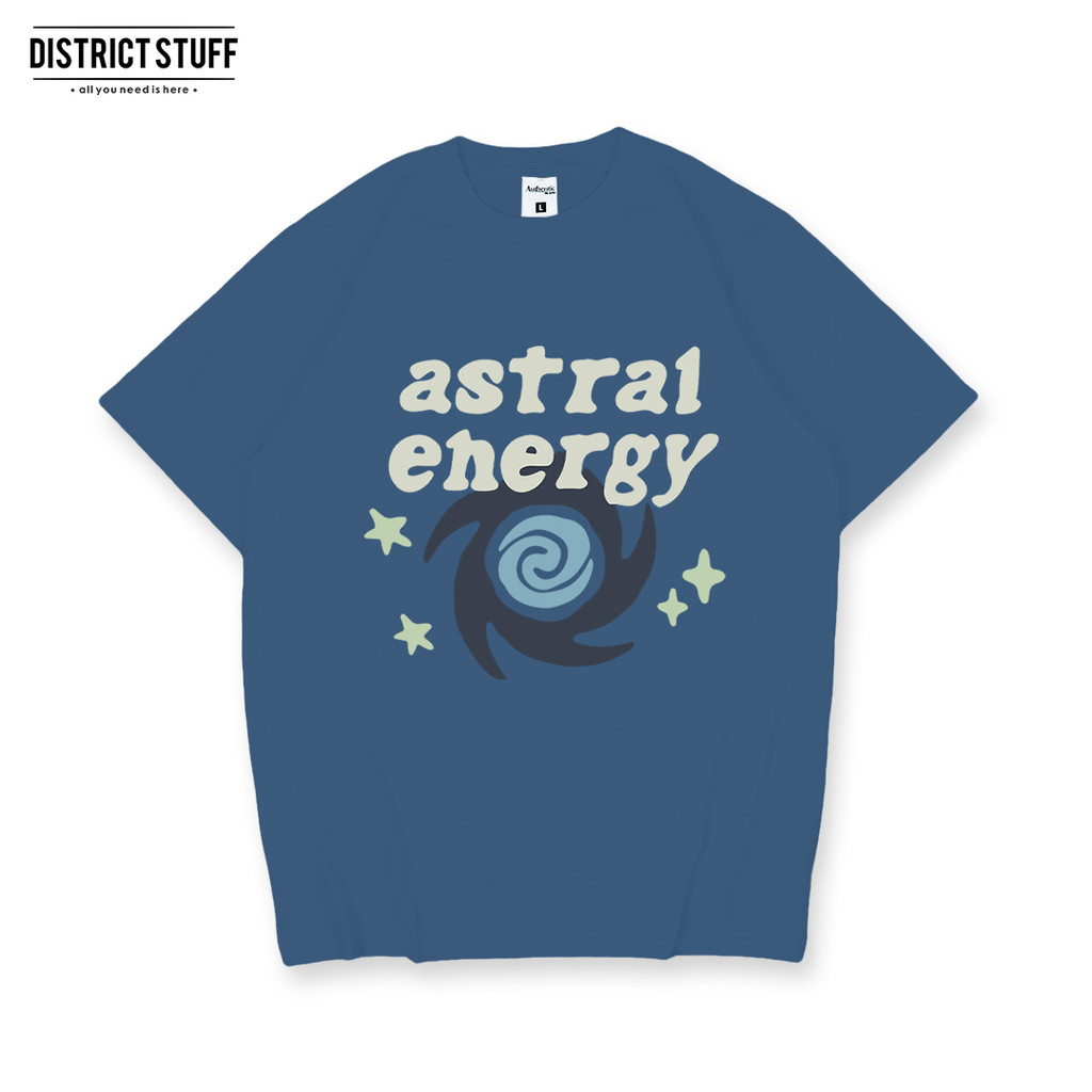 Kaos Steelblue Astral Energy Tshirt Distro Pria Wanita Cotton Combed 30s