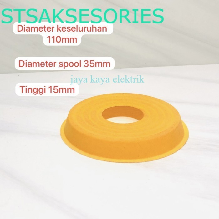 Dumper Demper Membran Speaker 10 inch - 12 inch Lubang Spool 35mm Diameter 110mm