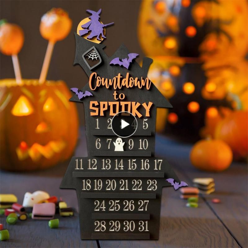 

Unique Design Decorations Suitable For Halloween Holiday Home Decor Halloween Essentials Creative Halloween Calendar Durable
