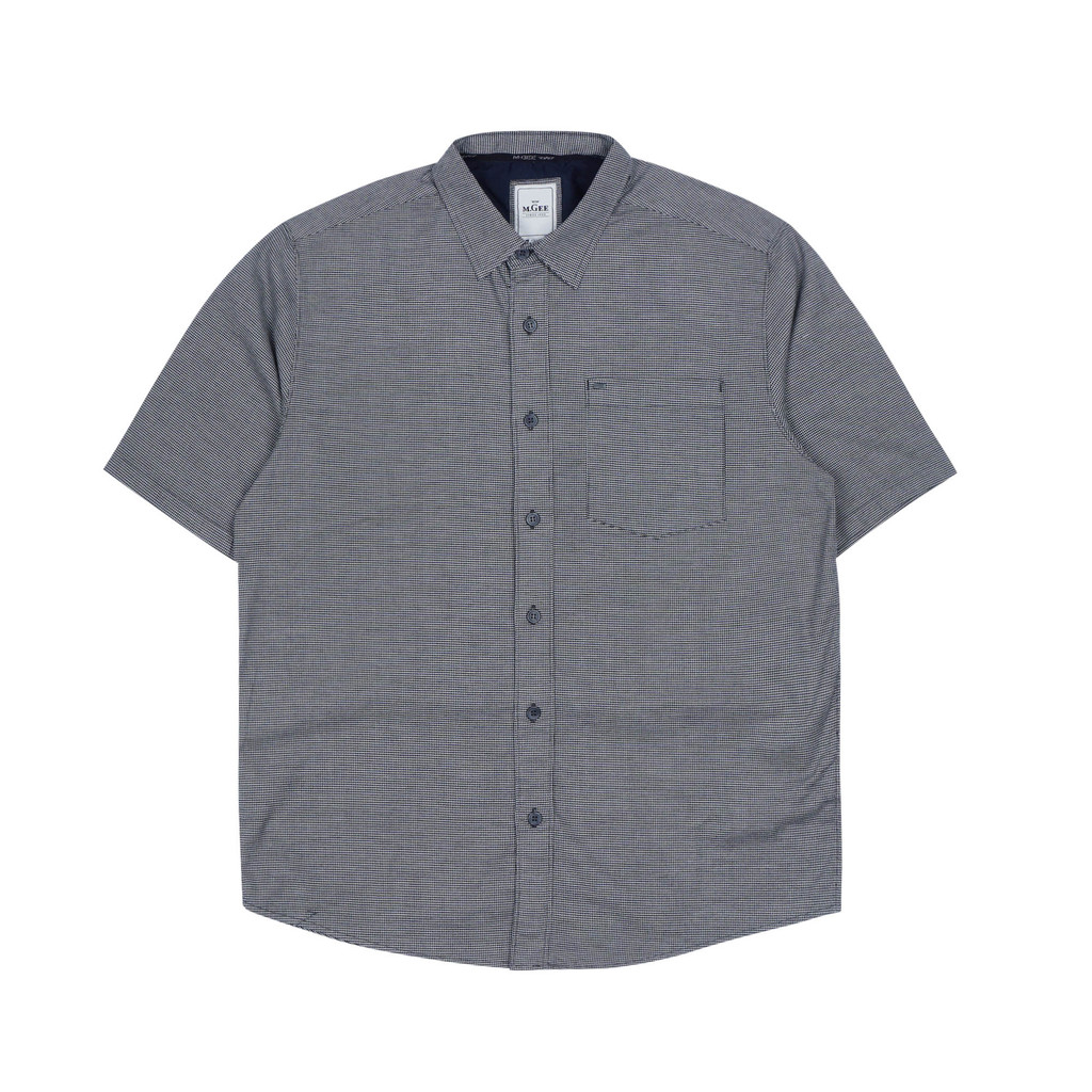 M.Gee Kemeja Casual Lengan Pendek Pria Original ALTO C165 Black
