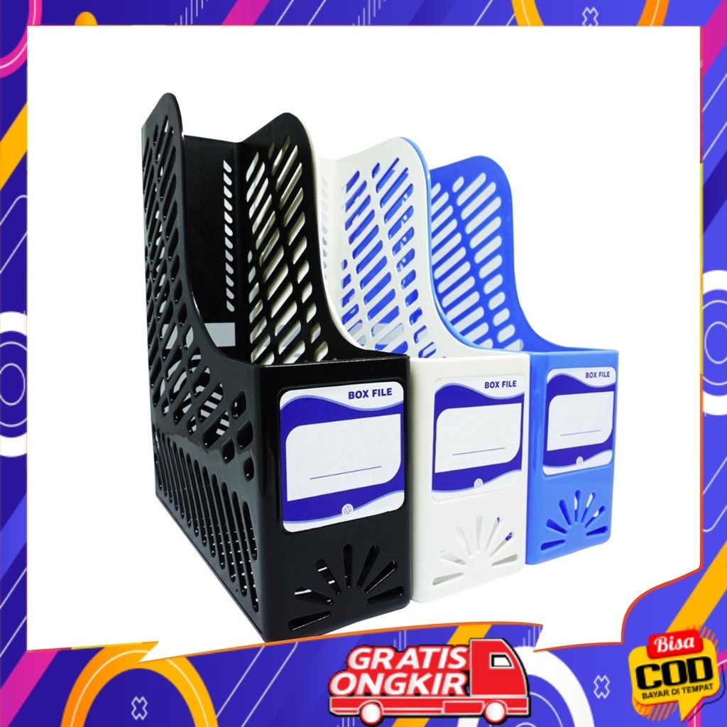 

COD Box File Premium PVC Tebal / Box Plastik Dokumen Tempat Berkas / Kotak Penyimpanan File & Dokumen BX02