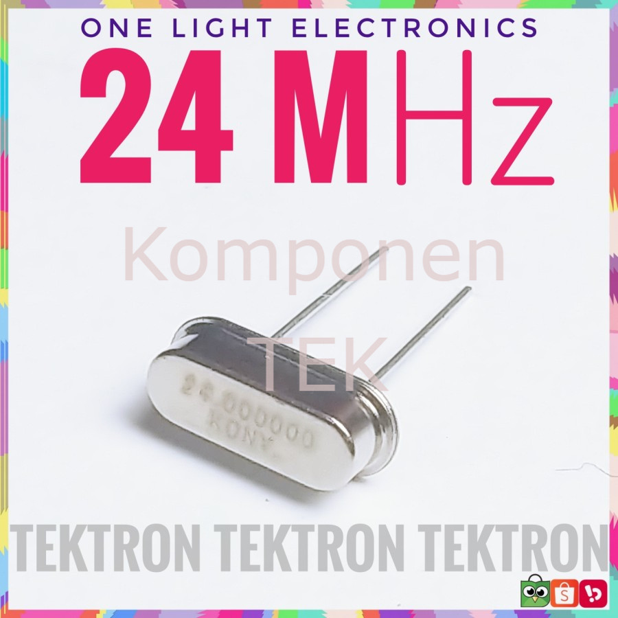 Crystal Oscilator 24MHz Xtal Osilator Kristal 24.000MHz 24.000 24 MHz