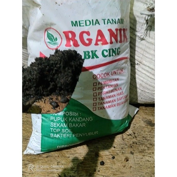 Media Tanam Organik BK CING ORIGINAL pupuk campuran ( 1PLASTIK 5KG