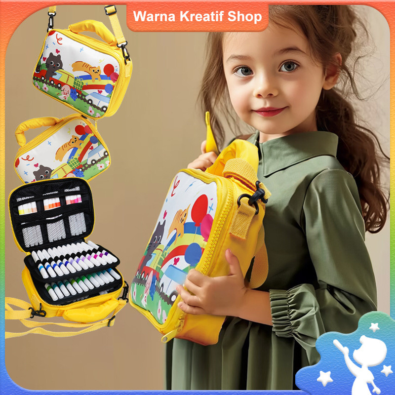 

【Warna Kreatif】Ransel Tinta Marker Akrilik Anak - Hadiah yang Menginspirasi dan Menghibur