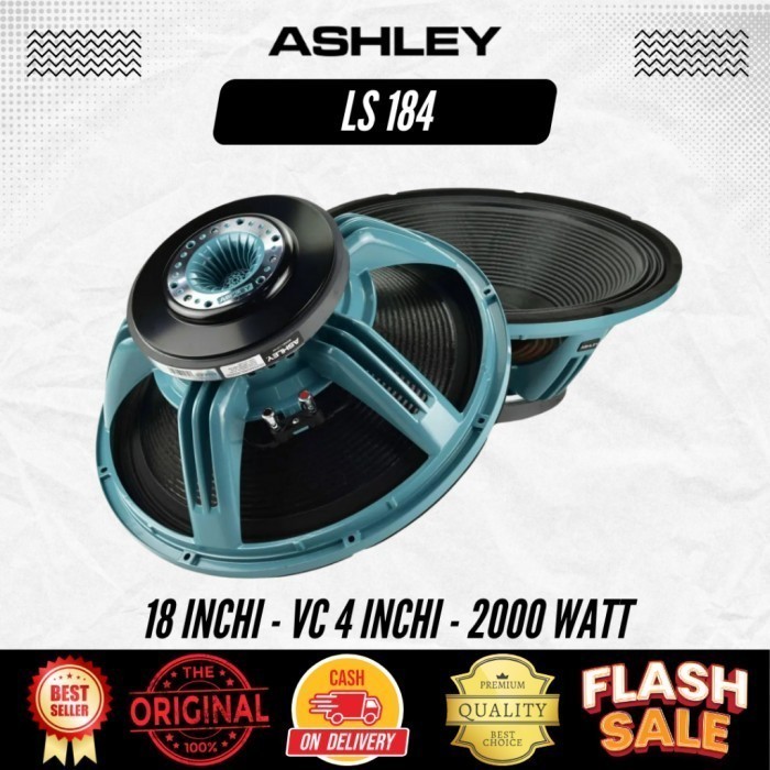 Speaker Ashley LS184 2000 Watt Original Produk Original Produk