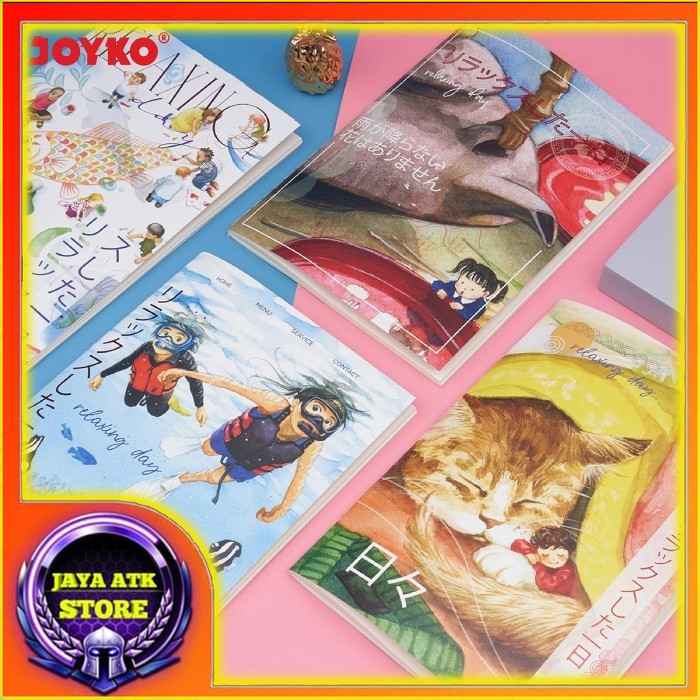 

JOYKO Ruled Notebook A5 Joyko NB-729 Isi 4 Buku Tulis Catatan Bergaris Pak