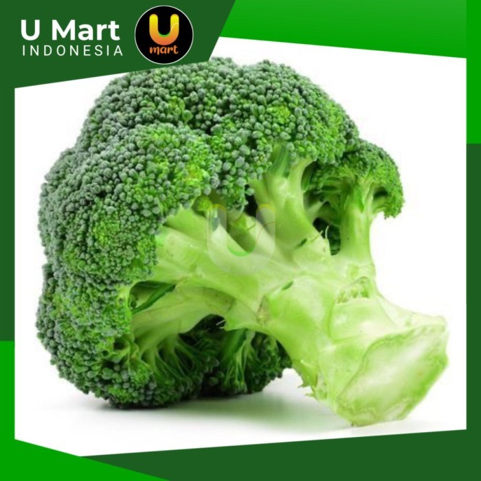 

U Mart - Sayur Brokoli Hijau Segar 1 pcs ( -+ 400 - 700 gram )