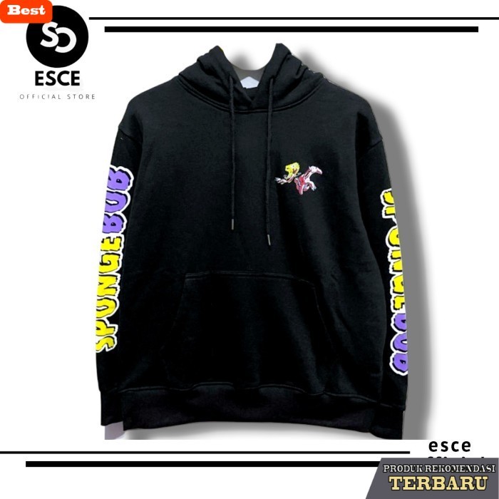 hoodie pria keren HOODIE HNM SPONGEBOB PATRICK KRABBY JAKET SWEATER HNM PRIA WANITA - L
