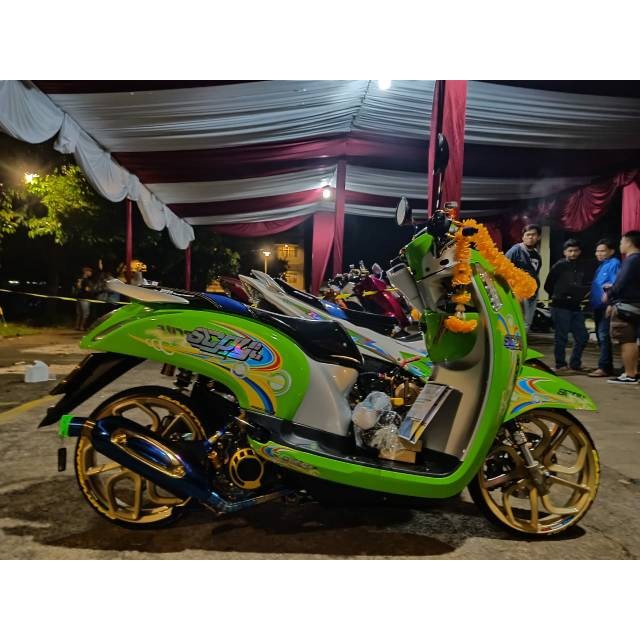 STRIPING TRANSPARAN SCOOPY FONT HOLOGRAM custom
