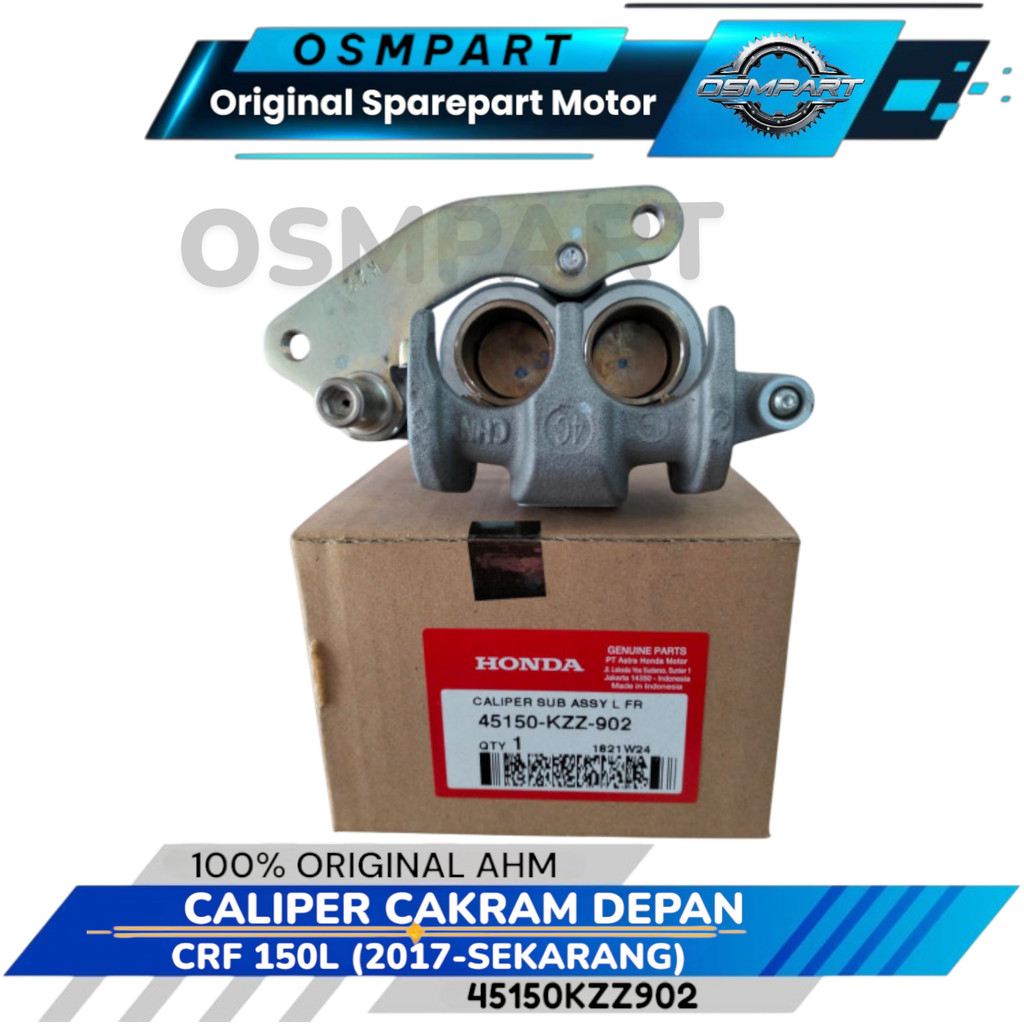 KALIPER CAKRAM DEPAN CRF 150 HONDA ORIGINAL 45150KZZ902