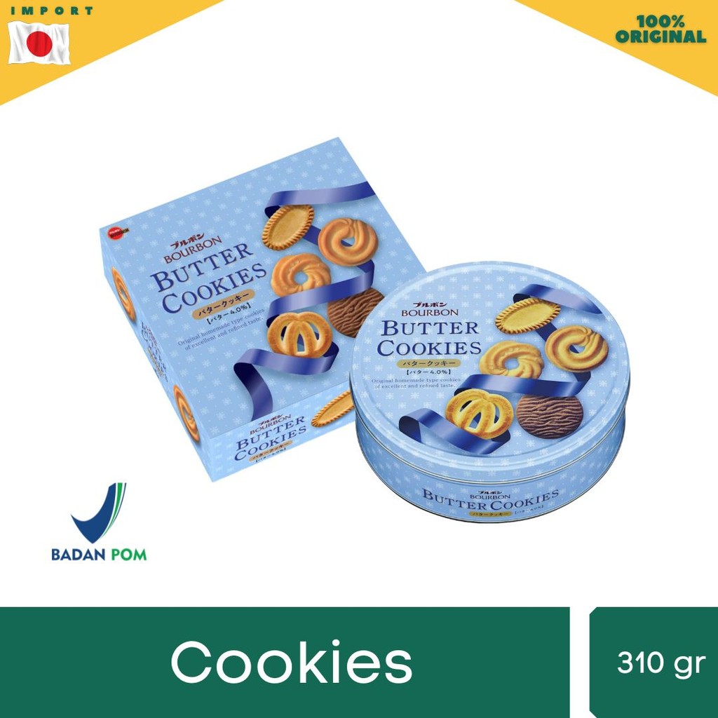 

Bourbon Butter Cookies Assorted - Biskuit Butter khas Jepang