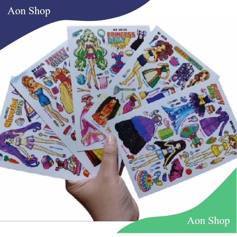 [AS] Boneka Kertas BP Mainan Jadul Bongkar Pasang Jumbo Paperdoll Perempuan