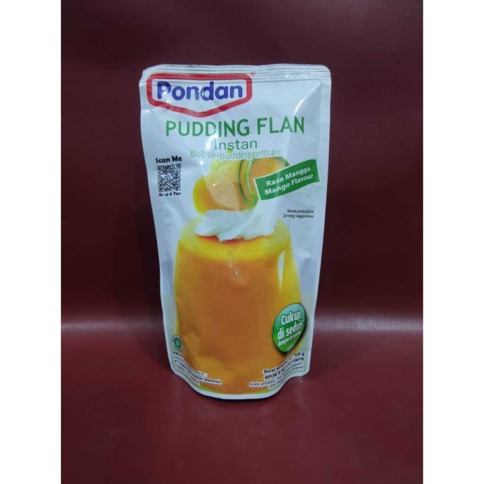 

New Item PONDAN PUDDING FLAN INSTAN RASA MANGGA 100G