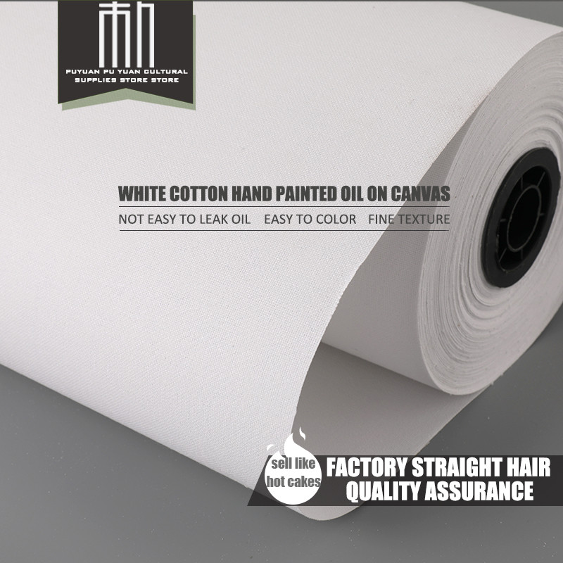 

New product event special price 5m/ white cotton canvas, 280g Cotton, Beginners Practice Painting, 27/37/47/57cm