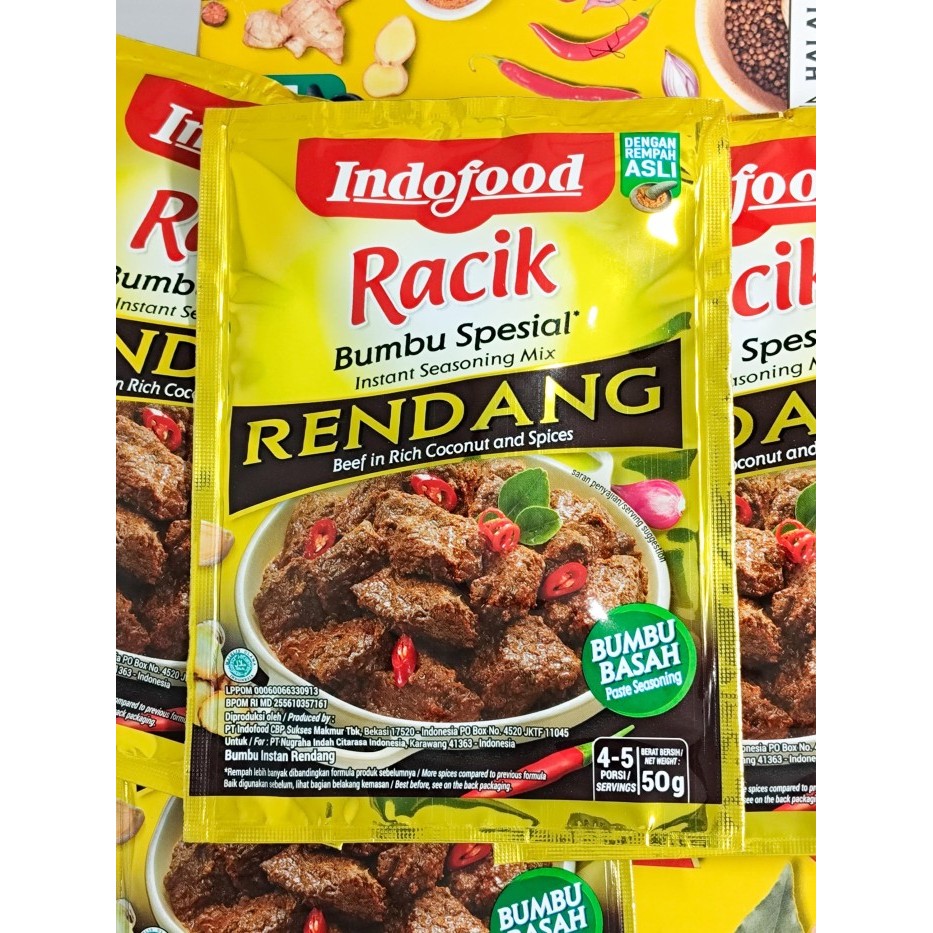 

NEW ITEM INDOFOOD BUMBU RENDANG 50G BAHAN MASAK