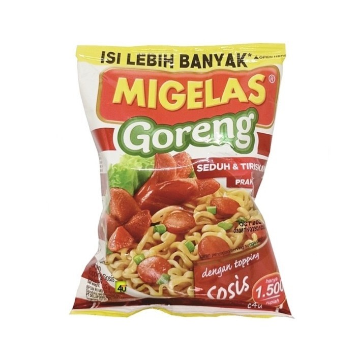

NEW ITEM NOODLE MIGELAS GORENG DENGAN SOSIS 35G