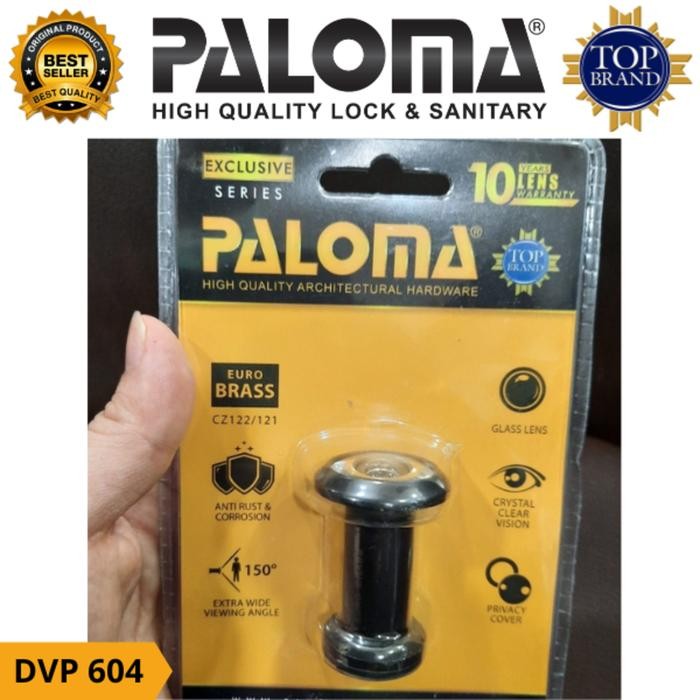 

LARIS -PALOMA DVP 604 LUBANG INTIP PINTU DOOR VIEWER BRASS HITAM MATTE BLACK - HITAM MATTE BLACK