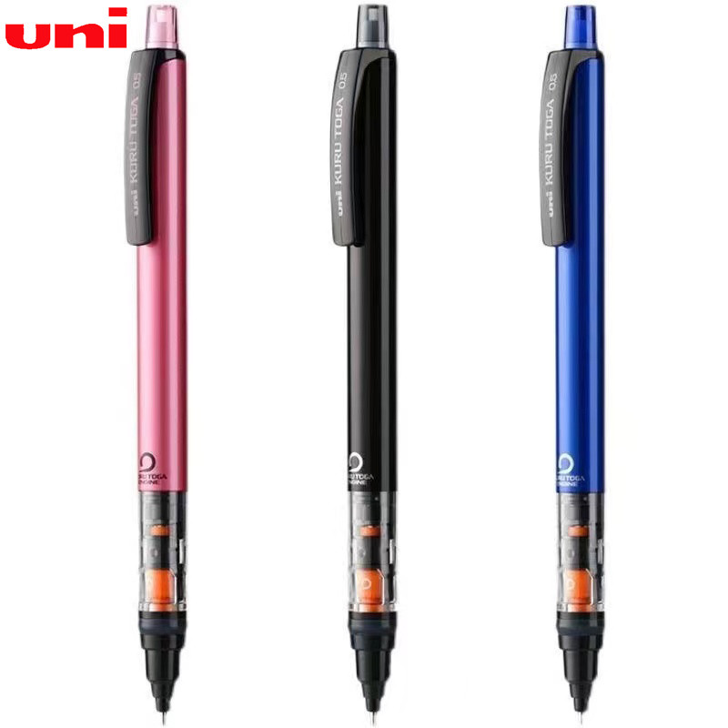 

UNI Mechanical Pencil M5-452 Kuru Toga Lead 2x speed Rotations 0.5MM Automatic Pencil Color Refills Painting Writing Stationery