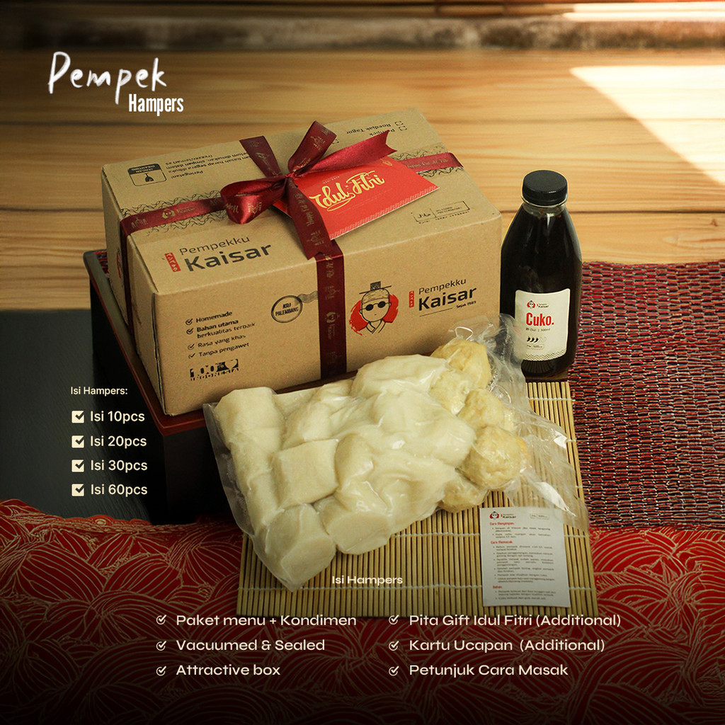 

Pempekku Kaisar - Paket Hampers Pempek Campur Frozen