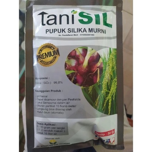 TANISIL 50GR PUPUK SILIKA MURNI ORIGINAL TaniSIL Pupuk Silika Murni Komposisi Silika 99%