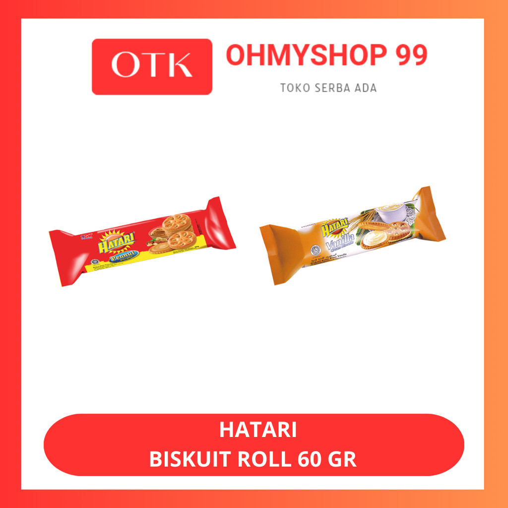 

HATARI Jam Biscuit Roll 50gr