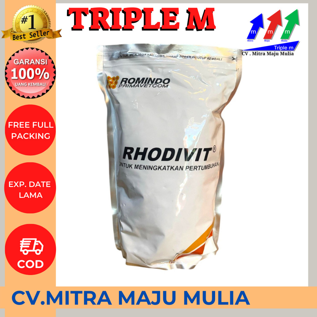 RHODIVIT 1 Kg Vitamin Ayam - Romindo MMM