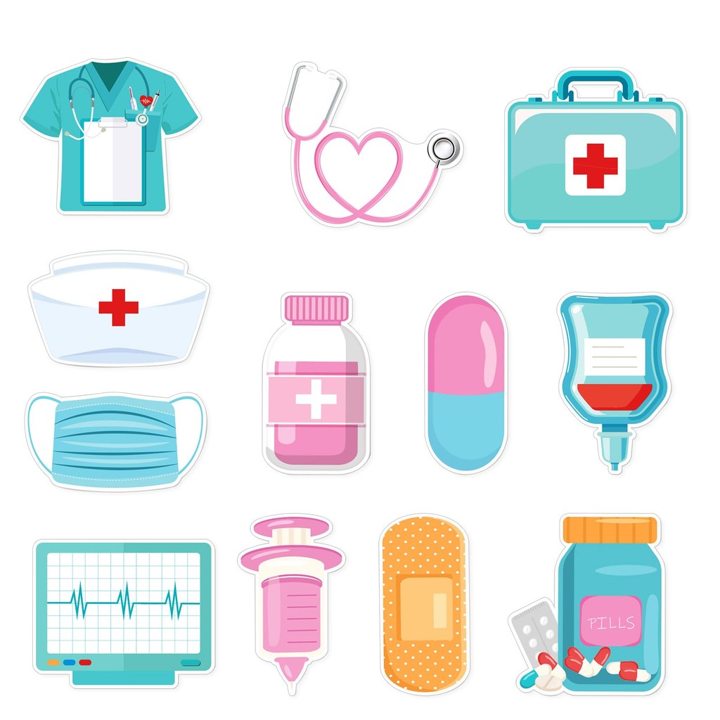 

12 Pcs Funny Nurse Sticky Notes for Nurse Gifts Self-Stick Note Pads,Nursing School Essentials,Medical Assistant Accessories for