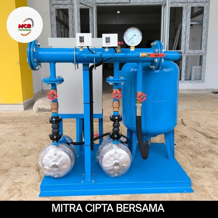 Booster Pump Ebara CDX 70/05 0.37kw 3Phase 380v 2x Pompa Ebara CDX 70/05 Set Panel VSD