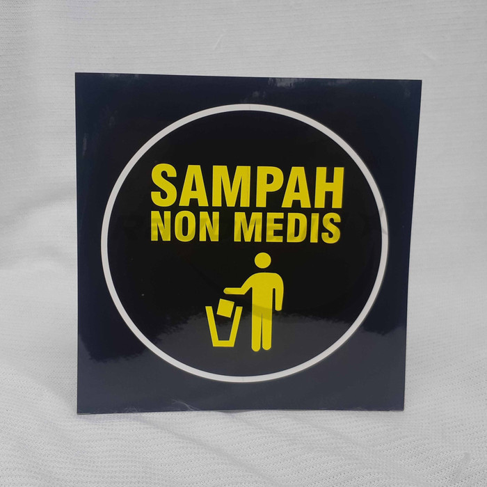 

Stiker Sampah Medis / non Medis