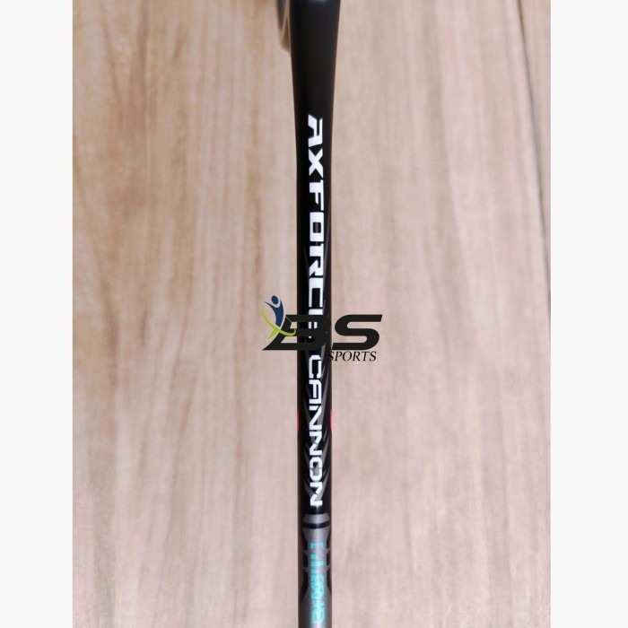 RAKET BADMINTON LINING AXFORCE CANNON 4U/5U6U - BLACK 4U, RAKET + TAS