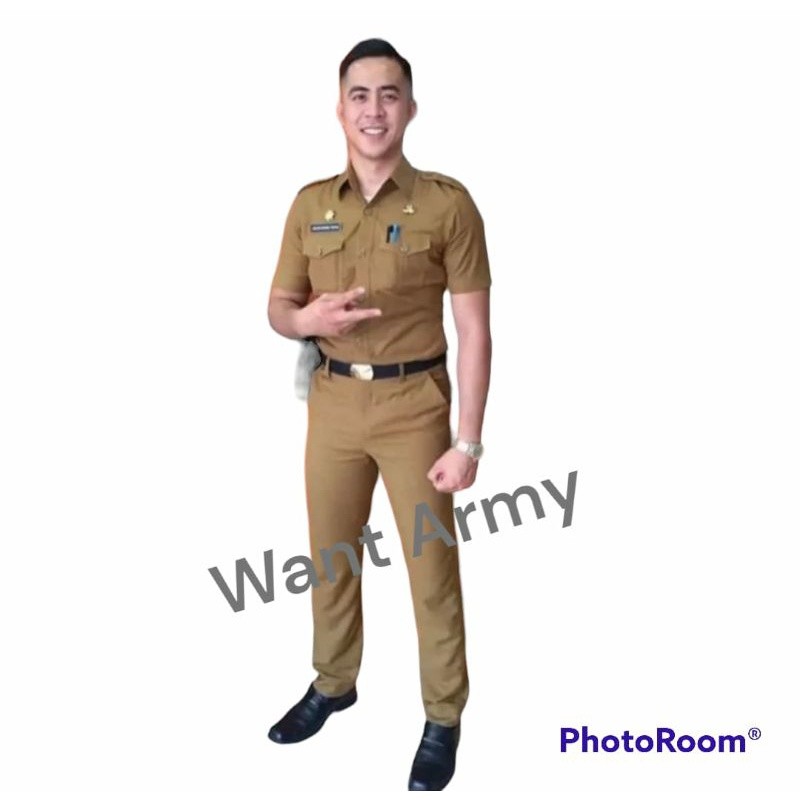 New Setelan Pns Tebal Terjamin/Seragam Pns/Baju Pemda/Setelan Pemda Wall High Twist/Pns/Pemda