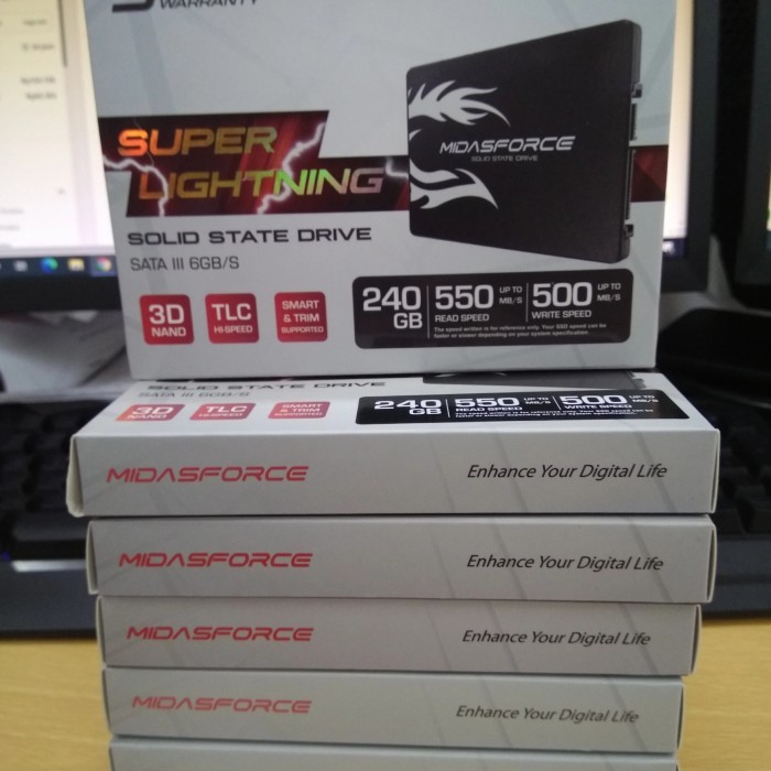 SSD Midasforce 240GB Sata 3 Midas Force - SSD saja