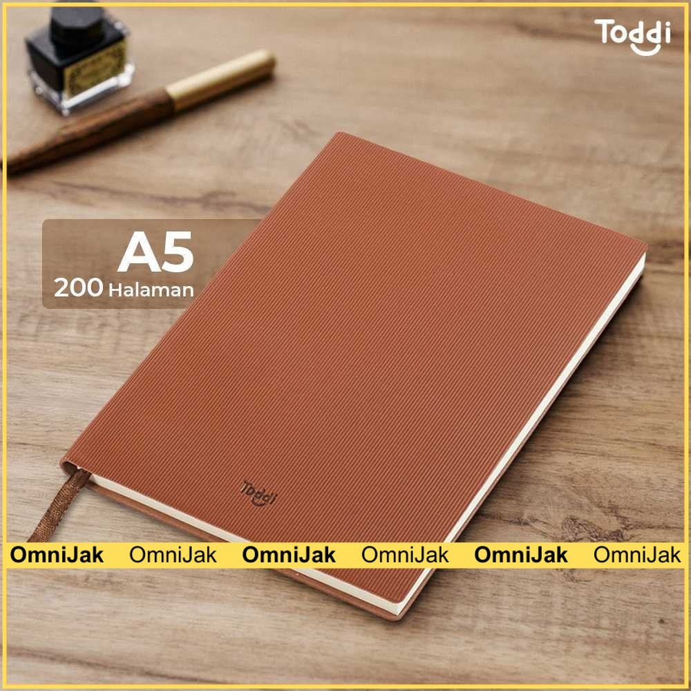 

Toddi Buku Jurnal Leather Notebook Diary 68GSM 200 Halaman Grid - TD101