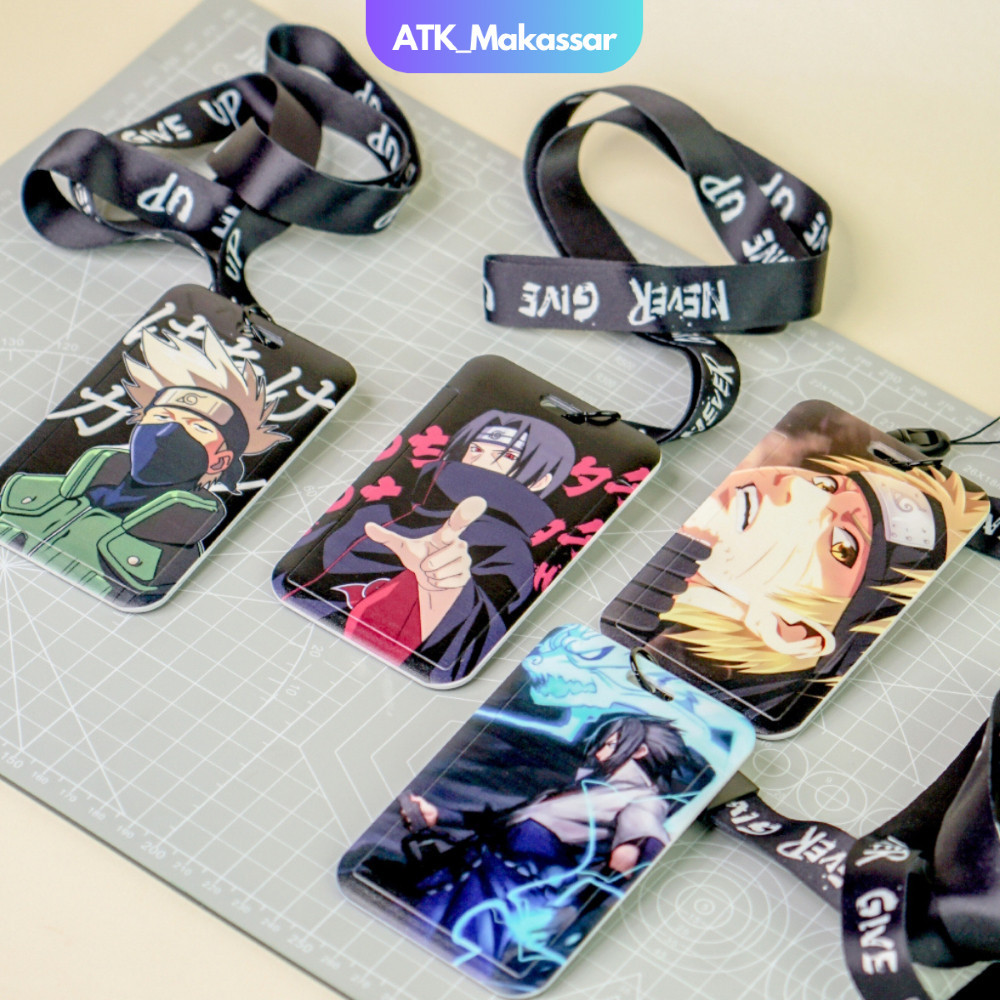 

ID Card Holder Name Tag Anime Lanyard Naruto Tempat Kartu Ukuran ATM Termurah Lanyard