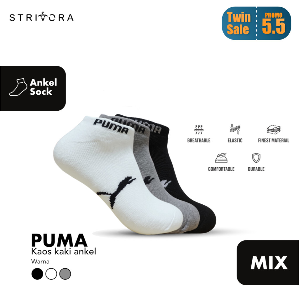 KAOS KAKI PM LOGO INDONESIA 3PSG/ KAOS KAKI SPORT OLAHRAGA PM/ SOCK PM ORIGINAL BNWB 100%