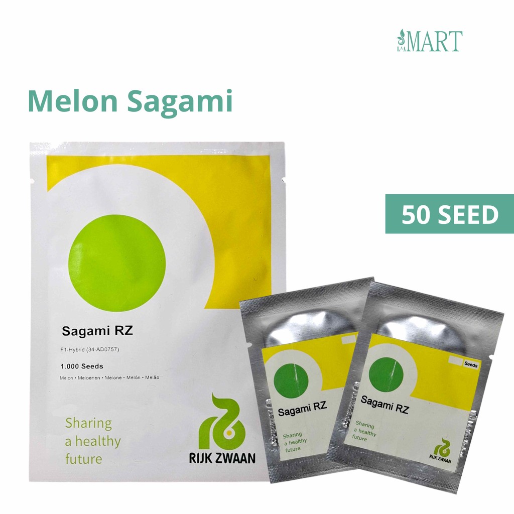 Benih Melon Sagami RZ Kemasan Repack 50 Butir Melon Premium Rijk Zwaan