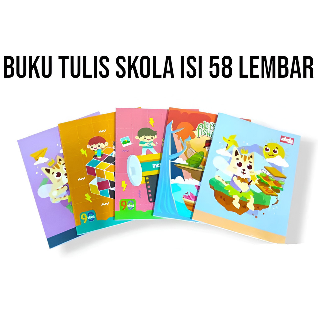 

(1 PCS) Buku Tulis Skola by SIDU 58 Lembar Isi 1 Buku - Buku Tulis SKOLA 58 Lembar