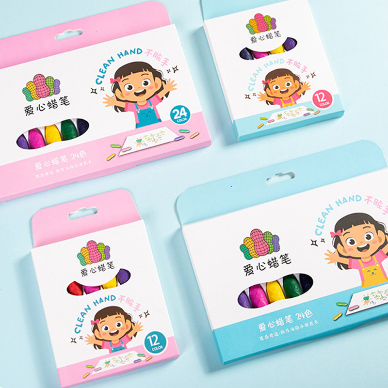 

Crayon ajaib 12 pcs set 24 pcs/krayon kacang mudah dihapus tanpa membuat tangan Anda kotor