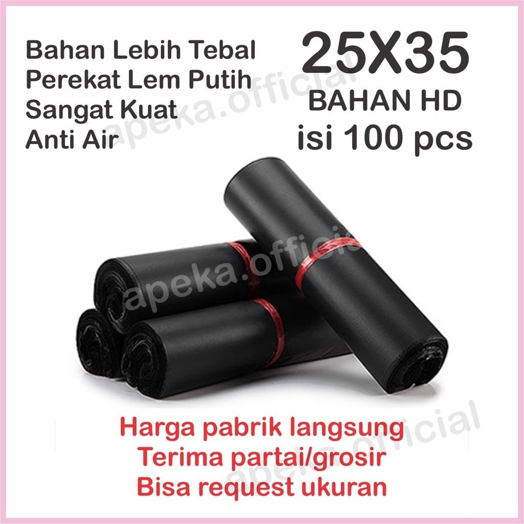 

MAA PLASTIK POLYMAILER POLYMER POLIMER PACKINGAN ONLINE SHOPE AMPLOP PLASTIK UK 25X35CM