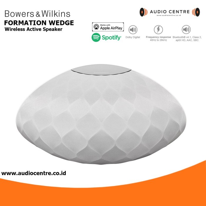 Bowers & Wilkins Formation Wedge Wireless Active Speaker - Hitam