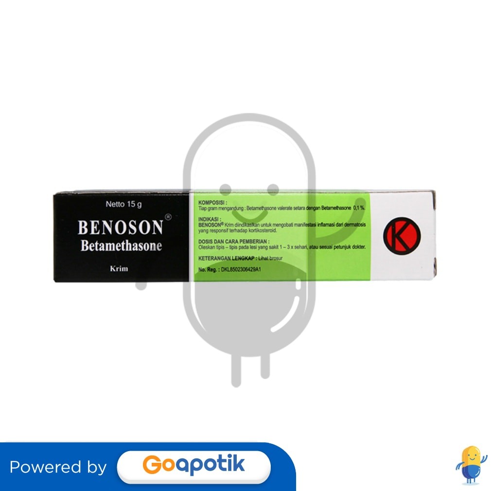 Benoson Cream Isi 15 Gram Tube