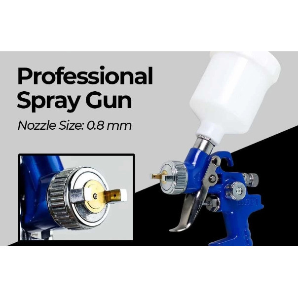 Recomended Spray Gun Nozzle Taffware Professional Spray Gun Nozzle HVLP Airbrush 0.8mm-1.0mm