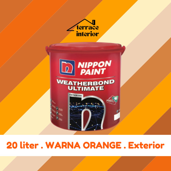 Cat Tembok Nippon Paint Ultimate Warna Orange 20 L