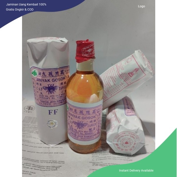 [Garansi Asli Ori] Minyak Cap Tawon FF 90 ml Khas Makassar - Minyak Urut Pijat Pegal Ole-Ole Kota Da