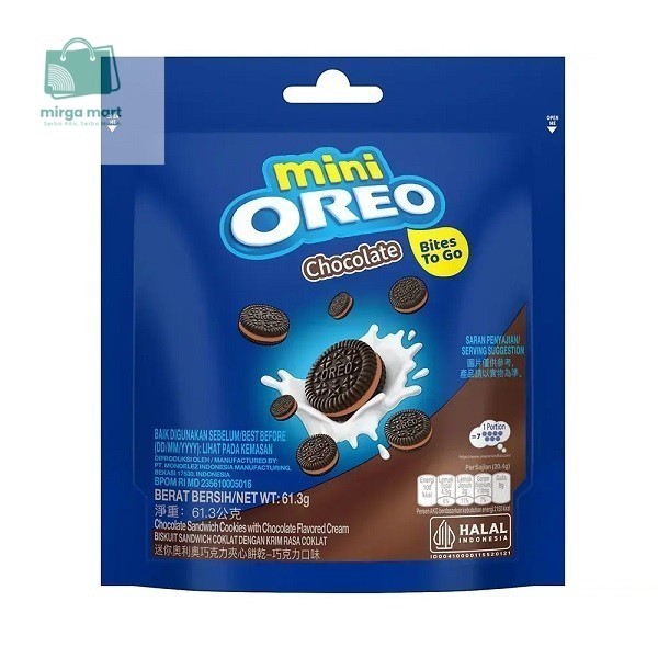 

OREO MINI CHOCOLATE 61.3 GR - BISKUIT mirga mart