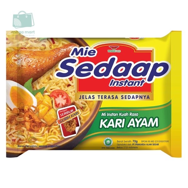 

Sedaap Mie Kari Ayam 72 Gr