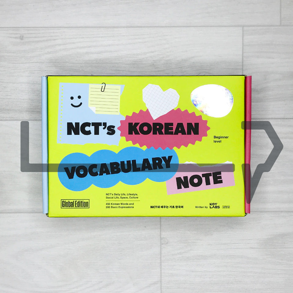 NCT's Korean Vocabulary Note Global Edition. Korea