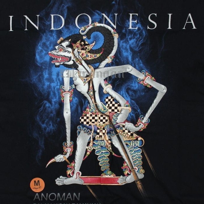 KAOS WAYANG ANOMAN TSHIRT Hanoman Kesenian Budaya Jawa Indonesia Original